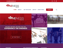 Tablet Screenshot of onenessfest.com
